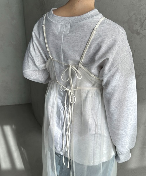 feepur(フェピュール)の「チュールレイヤードマルチワンピース(ワンピース・レディース・アイボリー/ブラック・MEDIUM)」の18枚目の写真