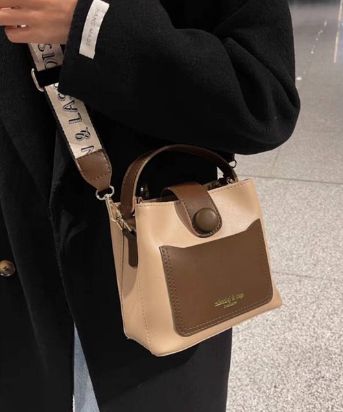 ショルダーバッグ LOGO SHOULDER STRAP セール】ロゴショルダーベルト スクエアショルダーBAG