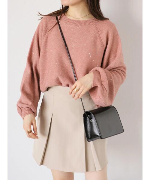 ehka sopo(エヘカソポ)の「メタリックミニショルダーバッグ(ハンドバッグ・レディース・ブラック/ブルー/シルバー・F)」の1枚目の写真