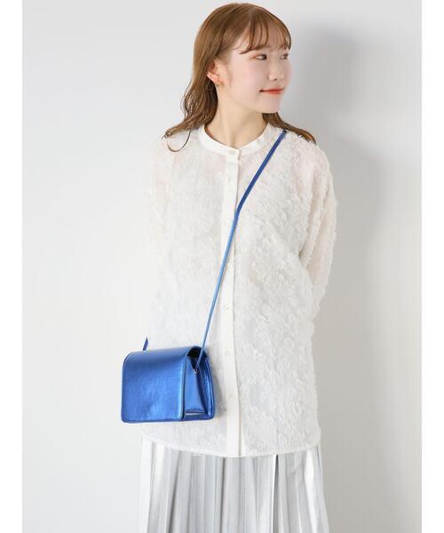 ehka sopo(エヘカソポ)の「メタリックミニショルダーバッグ(ハンドバッグ・レディース・ブラック/ブルー/シルバー・F)」の16枚目の写真