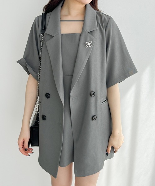 sheller 襟付き ワンピース Heather（ヘザー）の「ストラップキャミミニワンピース 111629