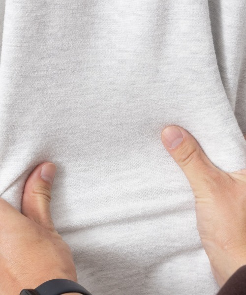 NAVY(ネイビー)の「NAVY フェイクレイヤードクルーネック長袖Tシャツ(Tシャツ/カットソー・メンズ・ネイビー/グレー/オートミール・M/S/XL/L)」の9枚目の写真