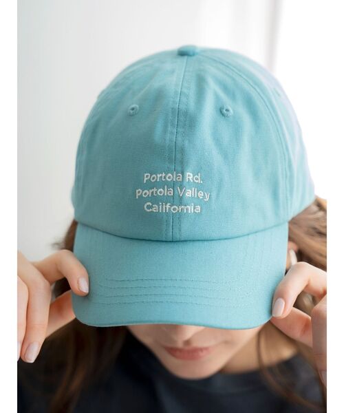 Ungrid（アングリッド）の「カラーロゴキャンバスキャップ（キャップ・レディース・グリーン/ブルー/チャコールグレー/オフホワイト・FREE）」の8枚目の写真