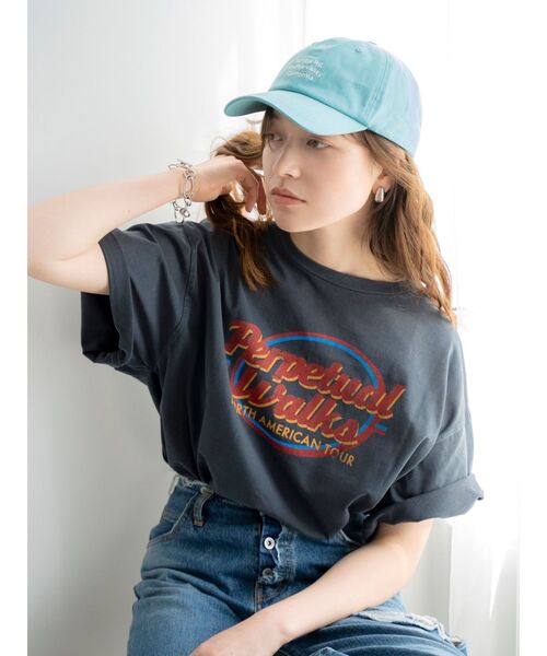 Ungrid（アングリッド）の「カラーロゴキャンバスキャップ（キャップ・レディース・グリーン/ブルー/チャコールグレー/オフホワイト・FREE）」の9枚目の写真