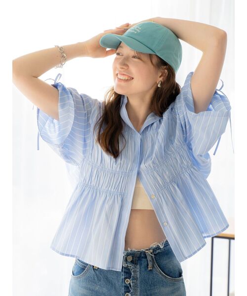 Ungrid（アングリッド）の「カラーロゴキャンバスキャップ（キャップ・レディース・グリーン/ブルー/チャコールグレー/オフホワイト・FREE）」の11枚目の写真