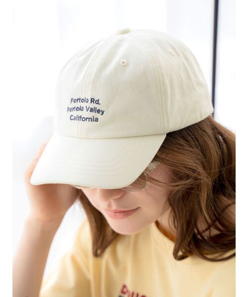 Ungrid（アングリッド）の「カラーロゴキャンバスキャップ（キャップ・レディース・グリーン/ブルー/チャコールグレー/オフホワイト・FREE）」の13枚目の写真