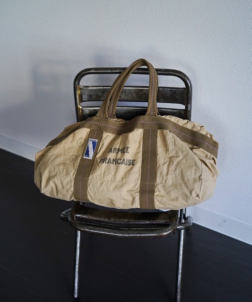MILITARY（ミリタリー）の「【Military Reproduts　ミリタリーリプロダクツ】パラシュートバッグ L フランス軍　軍物（ショルダーバッグ・メンズ・オリーブ/カーキ・ONE SIZE）」の14枚目の写真