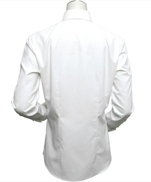 TOKYO SHIRTS（トウキョウシャツ）の「透け防止 形態安定ノーアイロン レギュラー 長袖ビジネスワイシャツ（販売停止中）（ビジネスシャツ・レディース・ホワイト・S/M/L/LL/XL/XS）」の3枚目の写真