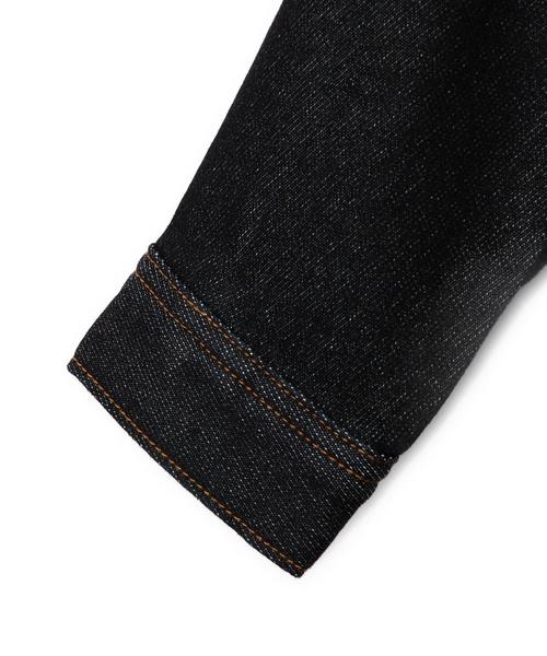 green label relaxing(グリーンレーベルリラクシング)の「ドビーデニムジャケット◆(デニムジャケット・キッズ・ネイビー・115/105/135/95/125)」の6枚目の写真