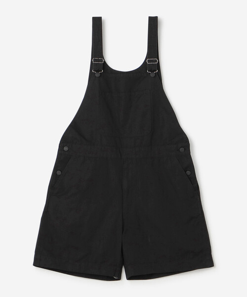 ORCIVAL（オーシバル）の「ORCIVAL | ショートオーバーオール WOMEN（サロペット/オーバーオール・レディース・ベージュ/ブラック・1）」の2枚目の写真