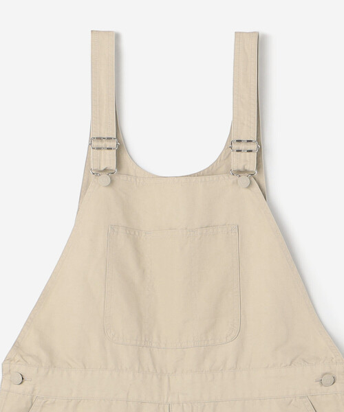 ORCIVAL（オーシバル）の「ORCIVAL | ショートオーバーオール WOMEN（サロペット/オーバーオール・レディース・ベージュ/ブラック・1）」の17枚目の写真