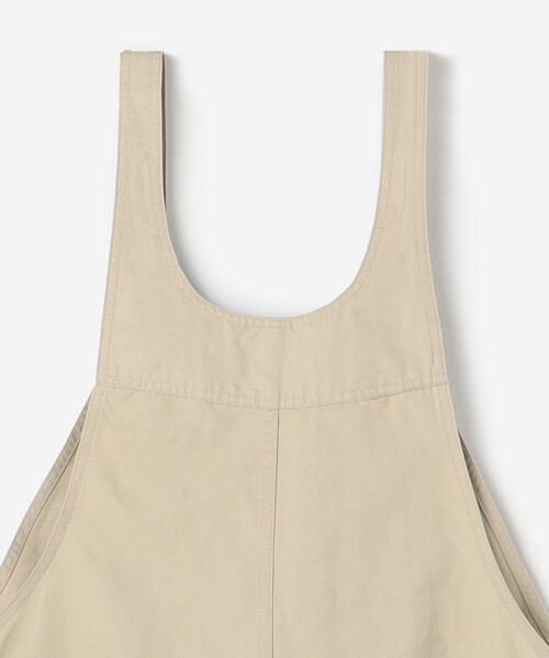 ORCIVAL（オーシバル）の「ORCIVAL | ショートオーバーオール WOMEN（サロペット/オーバーオール・レディース・ベージュ/ブラック・1）」の3枚目の写真