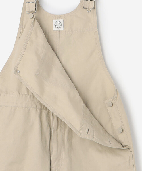 ORCIVAL（オーシバル）の「ORCIVAL | ショートオーバーオール WOMEN（サロペット/オーバーオール・レディース・ベージュ/ブラック・1）」の8枚目の写真