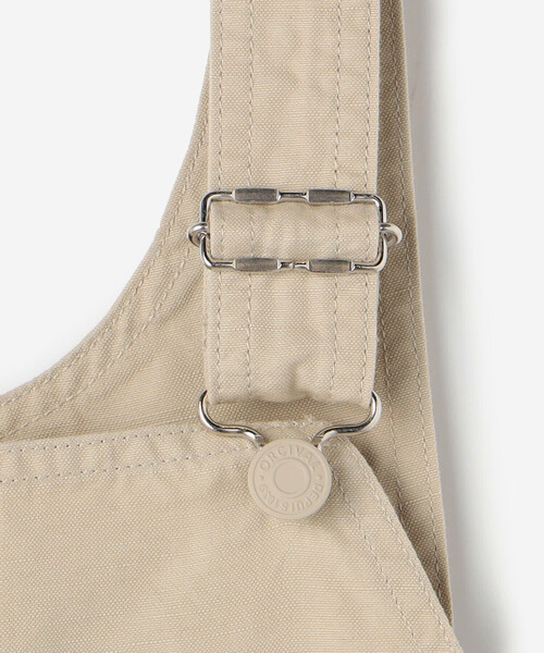 ORCIVAL（オーシバル）の「ORCIVAL | ショートオーバーオール WOMEN（サロペット/オーバーオール・レディース・ベージュ/ブラック・1）」の9枚目の写真