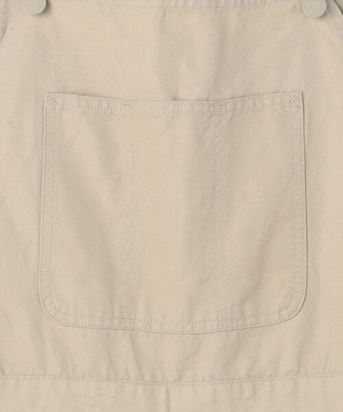 ORCIVAL（オーシバル）の「ORCIVAL | ショートオーバーオール WOMEN（サロペット/オーバーオール・レディース・ベージュ/ブラック・1）」の10枚目の写真