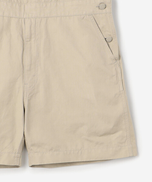 ORCIVAL（オーシバル）の「ORCIVAL | ショートオーバーオール WOMEN（サロペット/オーバーオール・レディース・ベージュ/ブラック・1）」の12枚目の写真