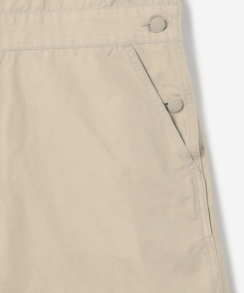 ORCIVAL（オーシバル）の「ORCIVAL | ショートオーバーオール WOMEN（サロペット/オーバーオール・レディース・ベージュ/ブラック・1）」の13枚目の写真