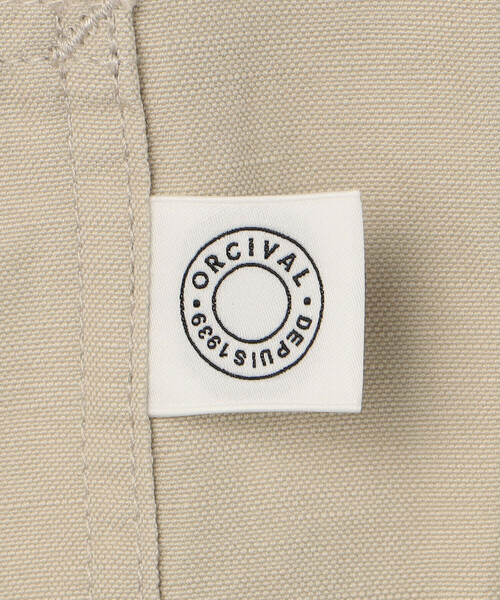 ORCIVAL（オーシバル）の「ORCIVAL | ショートオーバーオール WOMEN（サロペット/オーバーオール・レディース・ベージュ/ブラック・1）」の19枚目の写真