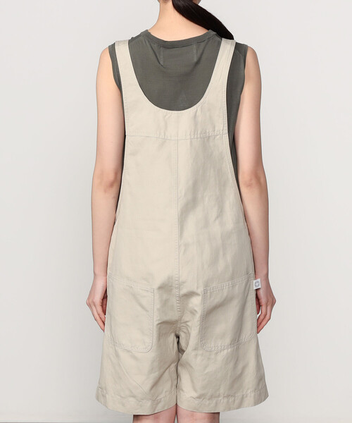 ORCIVAL（オーシバル）の「ORCIVAL | ショートオーバーオール WOMEN（サロペット/オーバーオール・レディース・ベージュ/ブラック・1）」の7枚目の写真