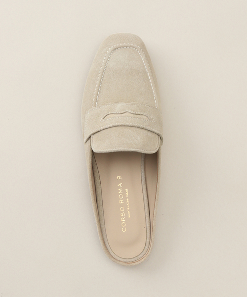 CORSO ROMA，9（コルソローマ）の「CORSO ROMA/コルソ ローマ スリッポンローファー（スリッポン・レディース・ベージュ・36.5/37.5/38.5/39.5）」の7枚目の写真