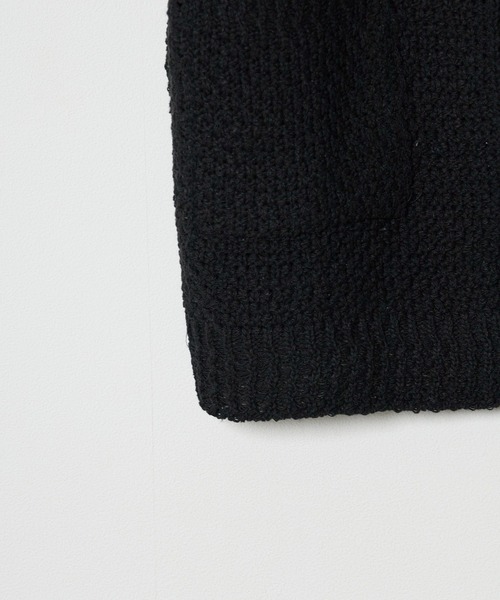 Theater code(シアターコード)の「▲knit short sleeve shirt / ニット 半袖 シャツ(シャツ/ブラウス・メンズ・ブラック/ホワイト・3/2)」の19枚目の写真