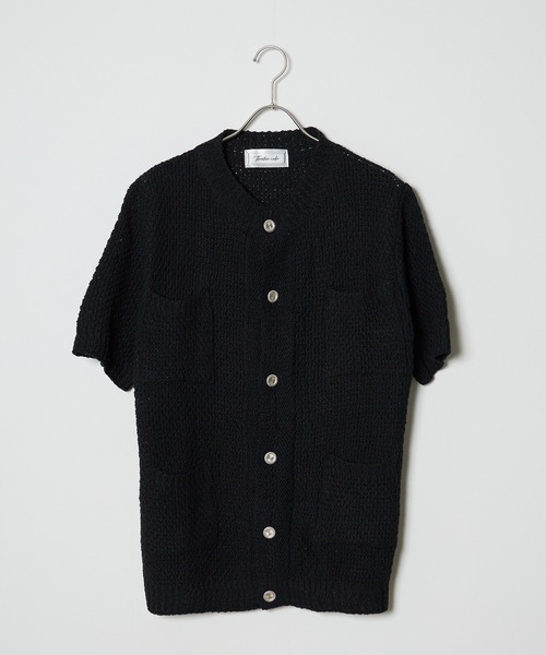 Theater code(シアターコード)の「▲knit short sleeve shirt / ニット 半袖 シャツ(シャツ/ブラウス・メンズ・ブラック/ホワイト・3/2)」の21枚目の写真