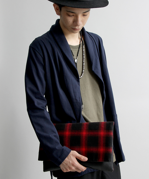 WEGO（ウィゴー）の「WEGO/オンブレクラッチバッグ（クラッチバッグ・メンズ・レッド系その他/グレー系その他・FREE）」の15枚目の写真