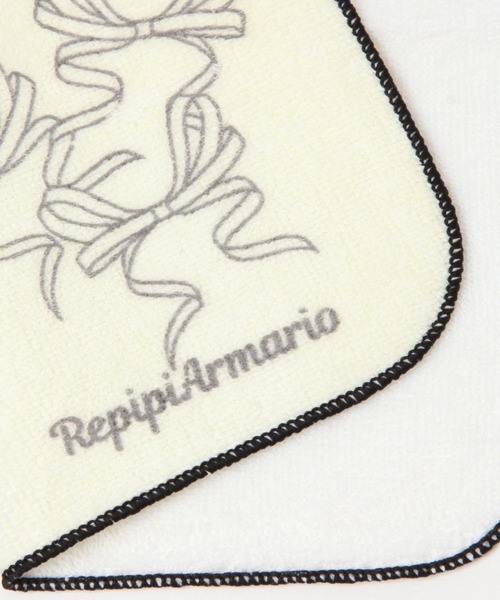 repipi armario（レピピ アルマリオ）の「リボンハンカチタオル（ハンカチ/ハンドタオル・キッズ・ラベンダー/ホワイト/ピンク・FREE）」の7枚目の写真