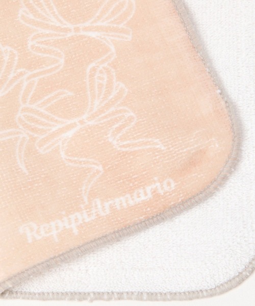 repipi armario（レピピ アルマリオ）の「リボンハンカチタオル（ハンカチ/ハンドタオル・キッズ・ラベンダー/ホワイト/ピンク・FREE）」の8枚目の写真