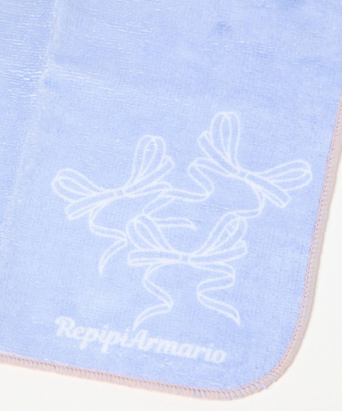 repipi armario（レピピ アルマリオ）の「リボンハンカチタオル（ハンカチ/ハンドタオル・キッズ・ラベンダー/ホワイト/ピンク・FREE）」の5枚目の写真