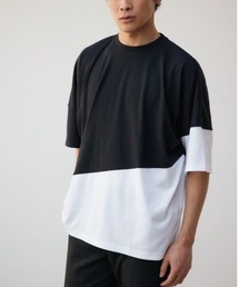 AZUL by moussy | スイッチングバイカラートップス(Tシャツ/カットソー)