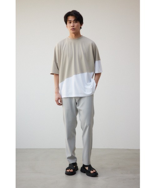 AZUL by moussy(アズールバイマウジー)の「スイッチングバイカラートップス(Tシャツ/カットソー・メンズ・ブラック系その他2/ベージュ系その他/ブラック系その他・FREE)」の21枚目の写真