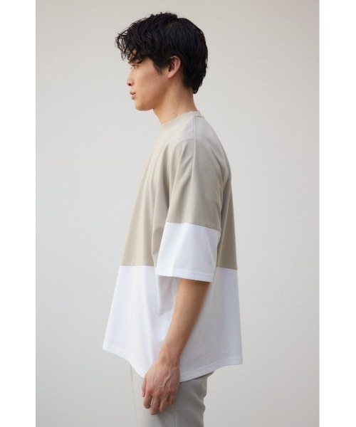 AZUL by moussy(アズールバイマウジー)の「スイッチングバイカラートップス(Tシャツ/カットソー・メンズ・ブラック系その他2/ベージュ系その他/ブラック系その他・FREE)」の19枚目の写真