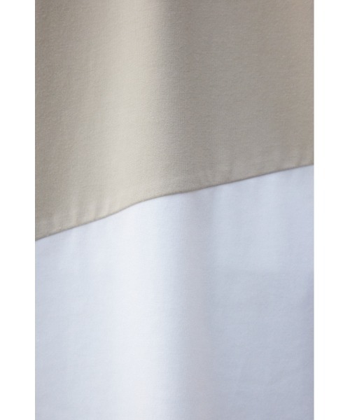AZUL by moussy(アズールバイマウジー)の「スイッチングバイカラートップス(Tシャツ/カットソー・メンズ・ブラック系その他2/ベージュ系その他/ブラック系その他・FREE)」の15枚目の写真