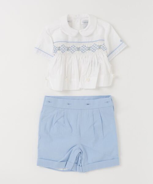 ホワイト ポロシャツ ショートパンツ ハット セット