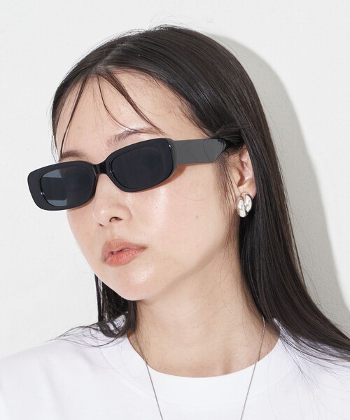 FREAK'S STORE（フリークスストア）の「Casselini/キャセリーニ スクエアアイウエア（サングラス・レディース・ベージュ/ホワイト/ブラック・ONE SIZE）」の11枚目の写真