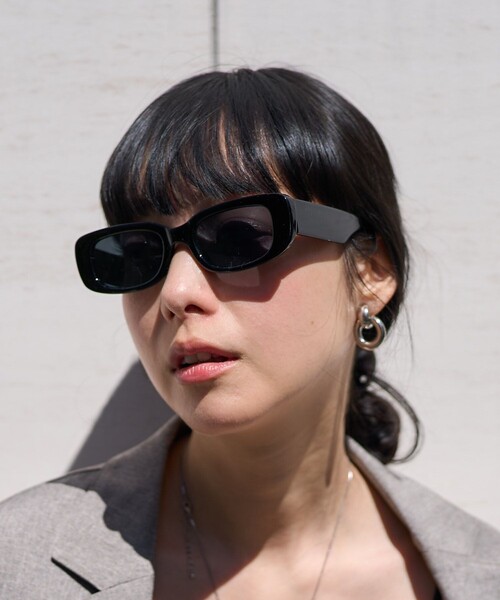 FREAK'S STORE（フリークスストア）の「Casselini/キャセリーニ スクエアアイウエア（サングラス・レディース・ベージュ/ホワイト/ブラック・ONE SIZE）」の9枚目の写真