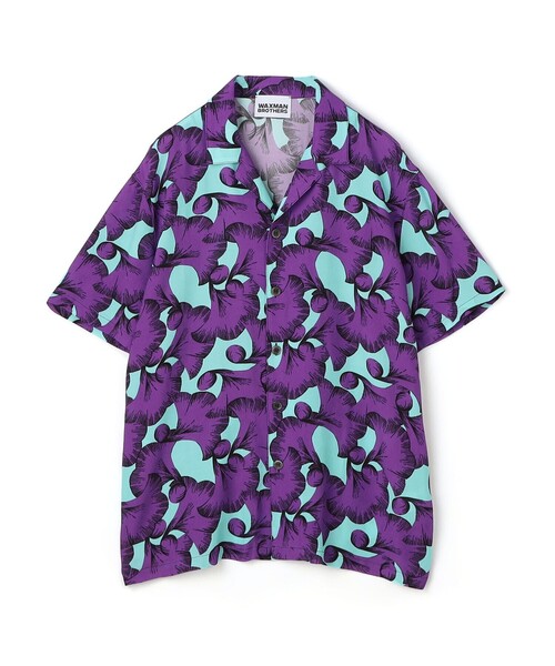 TOMORROWLAND (トゥモローランド)の「Waxman Brohters HAWAII SHIRTS オープンカラーシャツ(シャツ/ブラウス・メンズ・ダークパープル/ブルー系その他2・S/M)」の2枚目の写真