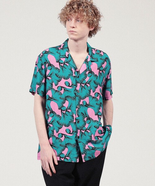 TOMORROWLAND (トゥモローランド)の「Waxman Brohters HAWAII SHIRTS オープンカラーシャツ(シャツ/ブラウス・メンズ・ダークパープル/ブルー系その他2・S/M)」の3枚目の写真