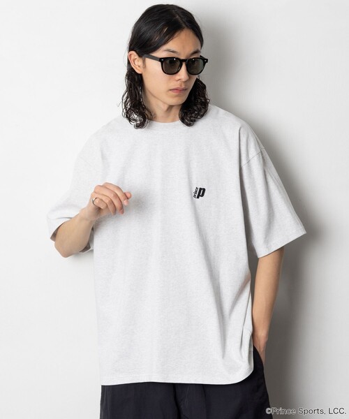 PRINCE（プリンス）の「prince/プリンス Prince TENNIS BALL バックプリント クルーネック 半袖Tシャツ/ワンポイントロゴ（Tシャツ/カットソー・メンズ・ホワイト/グリーン/グレー/チャコールグレー・MEDIUM/LARGE）」の14枚目の写真