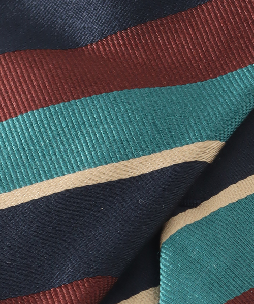 EDIFICE（エディフィス）の「PB マルチストライプタイ（ネクタイ・メンズ・ボルドー/ライトブルー/ブルー・FREE）」の9枚目の写真