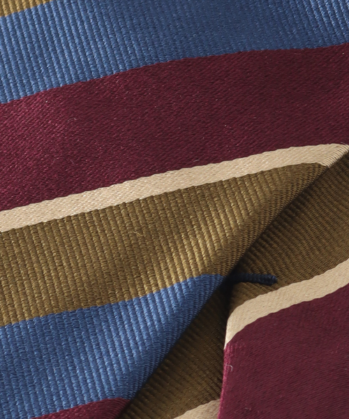 EDIFICE（エディフィス）の「PB マルチストライプタイ（ネクタイ・メンズ・ボルドー/ライトブルー/ブルー・FREE）」の10枚目の写真