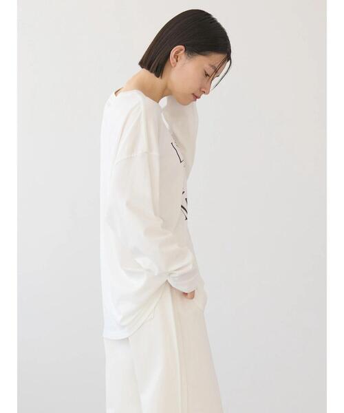 AMERICAN HOLIC(アメリカンホリック)の「Life&Time ロゴカットプルオーバー(Tシャツ/カットソー・レディース・オフホワイト・L/M)」の4枚目の写真