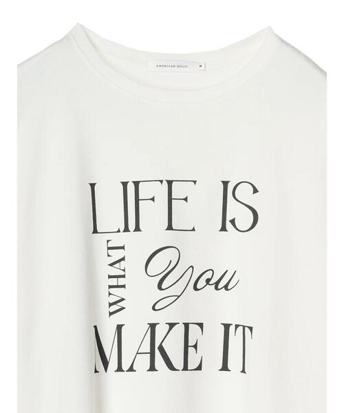 AMERICAN HOLIC(アメリカンホリック)の「Life&Time ロゴカットプルオーバー(Tシャツ/カットソー・レディース・オフホワイト・L/M)」の10枚目の写真