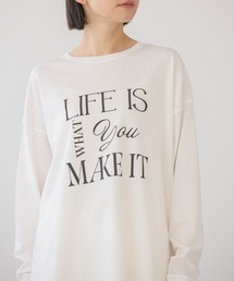 Life&Time ロゴカットプルオーバー