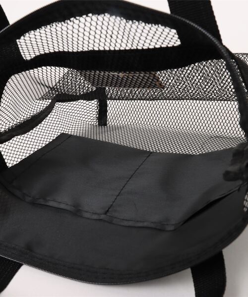 florist（フローリスト）の「【サ活・温泉・銭湯に】ポケット付メッシュバッグ/スパバッグ（エコバッグ/サブバッグ・レディース・ワインレッド/ピンク/グレー/ネイビー/スカイブルー/ブラック・FREE）」の8枚目の写真