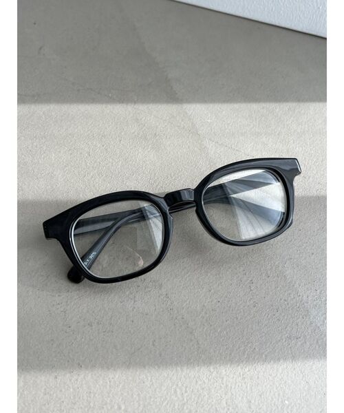 EMODA(エモダ)の「ブラックリムグラス(メガネ・レディース・ブラック・FREE)」の2枚目の写真