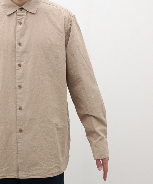 CASEY CASEY(ケイシーケイシー)の「CASEY CASEY ( ケイシ―ケイシー) BIG RACC OURCIE SHIRT 22HC336(シャツ/ブラウス・メンズ・ベージュ・MEDIUM)」の8枚目の写真