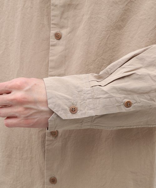 CASEY CASEY(ケイシーケイシー)の「CASEY CASEY ( ケイシ―ケイシー) BIG RACC OURCIE SHIRT 22HC336(シャツ/ブラウス・メンズ・ベージュ・MEDIUM)」の9枚目の写真
