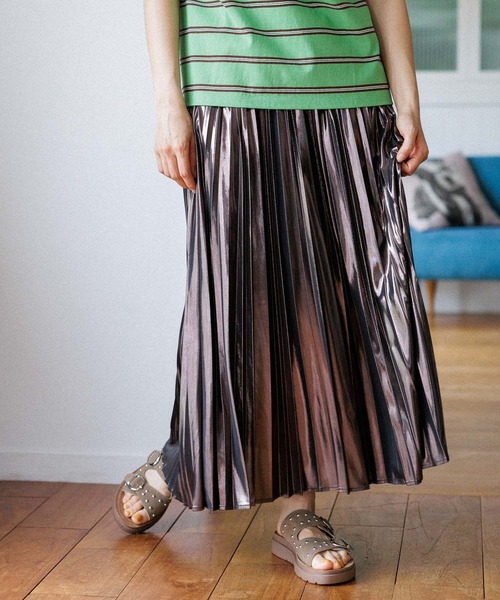 niko and...（ニコアンド）の「オリジナルスタッズ付きサンダル（サンダル・レディース・ベージュ/ブラック・MEDIUM/LARGE）」の8枚目の写真